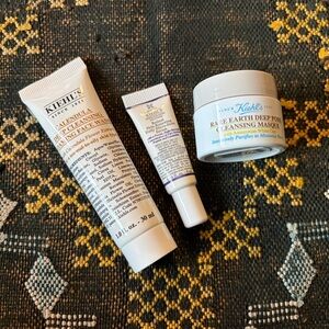 Acne Prevention Kit made of 3 Kiehls Deluxe Samples